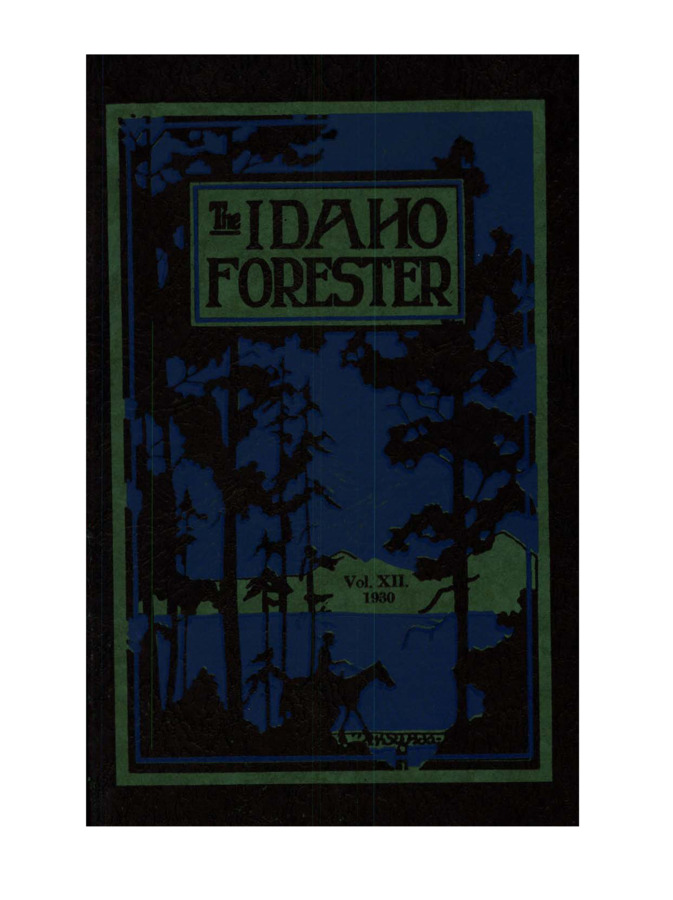 The Idaho Forester - 1930 (Vol. 12)