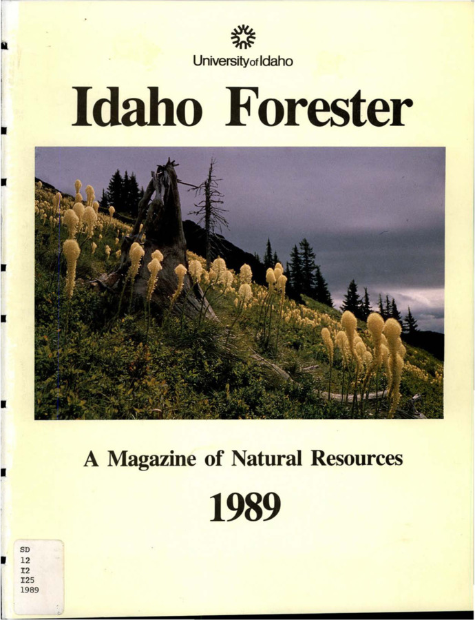 The Idaho Forester - 1989 (Vol. 70)