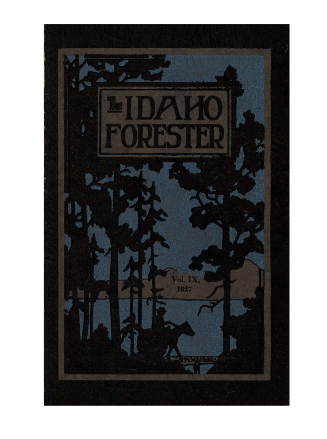 The Idaho Forester - 1927 (Vol. 09)