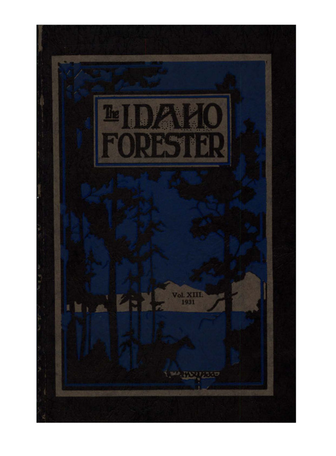 The Idaho Forester - 1931 (Vol. 13)