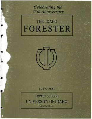 The Idaho Forester - 1992 (Vol. 73)
