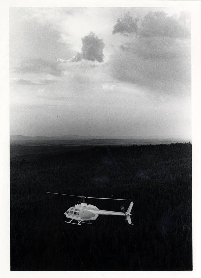 Emory Hall's 206-Bell Observation Helicopter