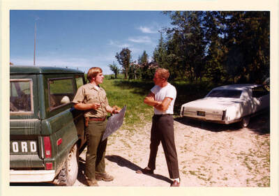 Left - Ken Till - USFS Heliport Locater Rt. Landowner