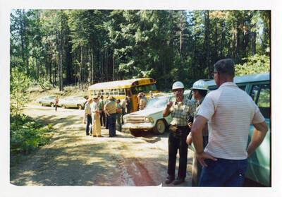 Tour: foreground Cox, Royce; Bousfield, Wayne; Bundy, Wayne