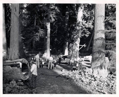 Pend Oreille County Washington Workshop in the Kaniksu National Forest