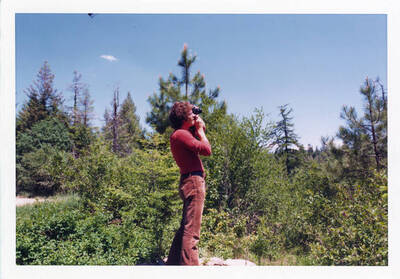 EPA Representative Photographing Damage on Mineral Mountain