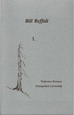 Lecture given by Bill Reffalt. Opening Remarks by Edwin E. Krumpe principal scientist for the Wilderness Research Center and professor in the Department of Resource Recreation and Tourism. Introuction by John C. Hendee dean of the College of Forestry, Wildlife and Range Sciences and director of the University of Idaho Wilderness Research Center. The lectre opens with a definition of wilderness and what that means for National Wildlife Refuge System (NWRS). An introduction is given for the NRWS and how it's purpose is to protect the fish and wildlife, not it's reputation among humans. Refuges span across the United States and it's territories, often focusing on endangered or threatened species. A color slideshow was then presented by the lecturer. The slideshow begins with Alaska, portraying the caribou as a token species that uses the wilderness. In the Pacific Northwest wilderness can be found along the coastline. In the Southwest many desert biomes have been preserved as wilderness. The Midwest and Lake States are home to natural prairies and marshlands. The Northeast holds a 3,000 acre forest swamp. The Southeast has their unique swampland, the Everglades. The lecture then discusses how the Wilderness Act was applied to those refuges, mostly poorly. The lecture then details how that poor enaction of the legeslation is being changed. Unique problems associated with different types of wilderness are described, including Island Wilderness and U.S. Military activity in wilderness. The lecture then details a future plan to incorporate the NWRS with the Wilderness Act. The current paradigm that wildlife managers are operating under is described and a call is made to shift that paradigm. The new model is described as a holistic management program. The proposal is made that wilderness itself is a tool for managers to use, a baseline resource. A list of opportunities that wilderess gives to managers of refuge systems is given. The lecture closes with a Walt Whitman quote. A bibliography is included. A list of past lecturers and the titles of their lectures are listed.
