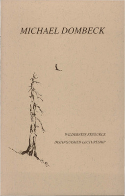 Lecture given by Michael Dombeck, acting Director of the Bureau of Land Management (BLM). Opening remarks given by Edwin E. Krumpe, principal scientist for the Wilderness Research Center and professor in the Department of Resource Recreation and Tourism. Introduction by John C. Hendee director of the UI Wilderness Research Center and former dean of the College of Forestry, Wildlife and Range Sciences. The lecture opens with the theme for the past three lectures and how this lecture about the BLM will match that theme as well. The history of the BLM and the Wilderness Act is breifly gone over as well as how their relationship was affected by the Federal Lands Policy and Management Act (FLPMA). Then the current status of the BLM and the FLPMA is given an overview. An inventory of BLM land was taken and the result was 26,000,000 acres were recommended for wilderness designation. That land was managed differently than other BLM lands and designated Wilderness Study Areas (WSAs). Studies were then conducted on these lands, attempting to find out if the area was better suitable for wilderness or nonwilderness uses, the process of how that is answered is further described in the lecture. At the time the lecture was given all studies had been completed and the recommendations from those studies were pending in Congress. During the 1980's time was taken to prepare for these new wilderness areas by creating management policies, borrowing heavily from the other wilderness agencies. Some areas were designated by congress as wilderness in order for the BLM too put these management policies into practice. Vision is cast for the near future of managing these lands, much of that happening in the political realm. A description of the diversity of BLM lands is given based on physical, socio-economic, and institutional and management charactersitics. The lecture ends will a call for the public to take part in caring for wilderness on BLM lands.  A list of past lecturers and the titles of their lectures are listed.