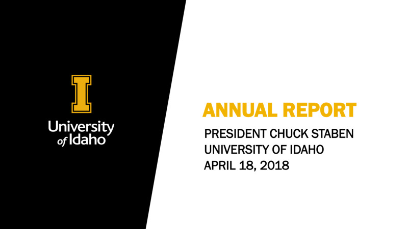 Annual Report to the SBOE