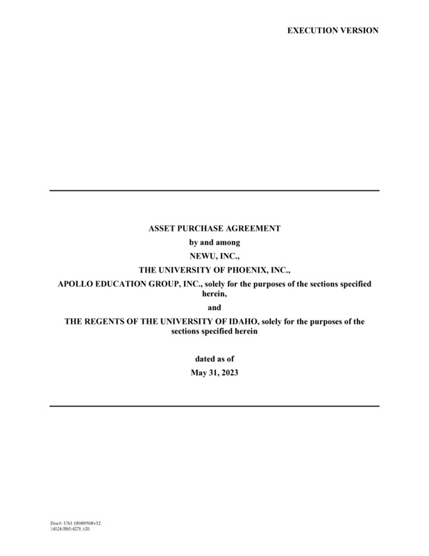 Asset Purchase Agreement