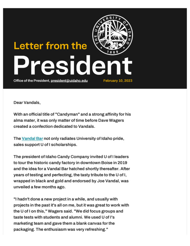 Friday Letter Feb 10, 2023