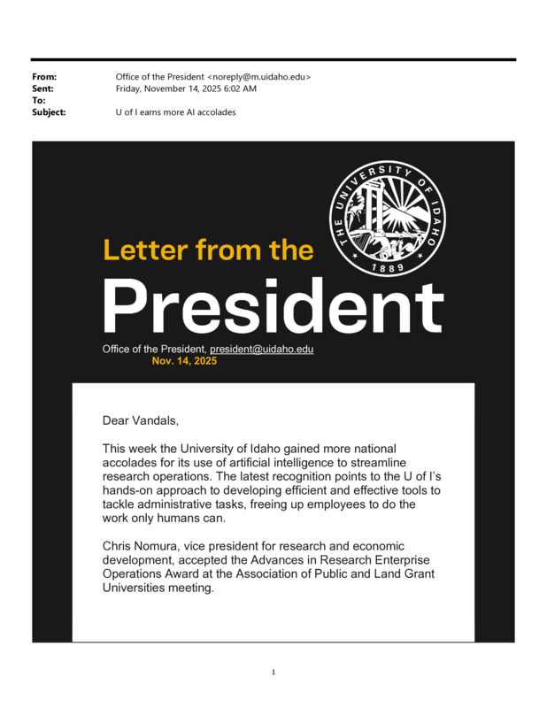 PDF of email as original