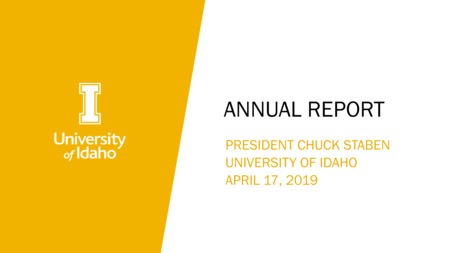 Annual Report to the SBOE (slides)