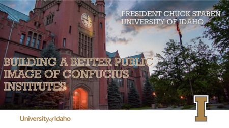 Building a Better Public Image of Confucius Institutes (slides)