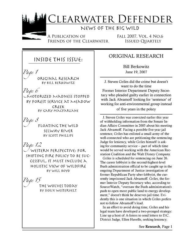 14 pages, black and white print