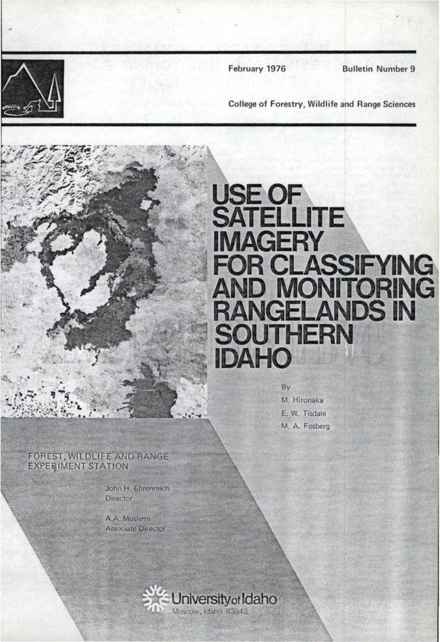 The bulletin evaluates Earth Resources Technology Satellite (ERTS) imagery as a tool for classification of range and associated lands and for monitoring and planning land use.