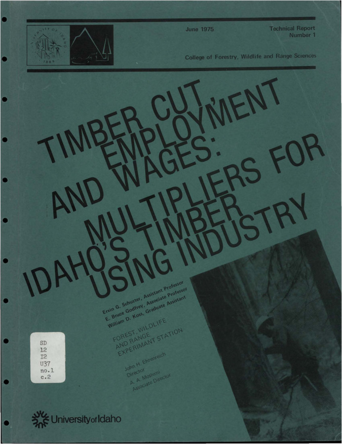 The report assesses probable employment and wage impacts resulting from changes in timber harvest levels.