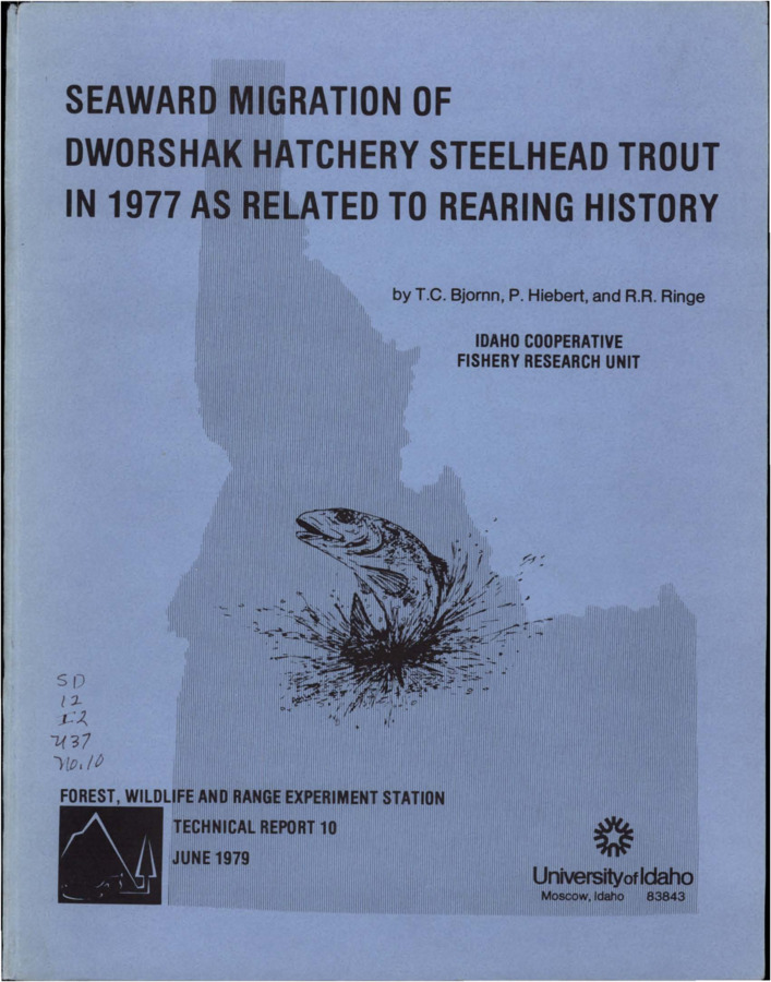 This report evaluates selected procedures for rearing and releasing steelhead trout at Dworshak National Fish Hatchery.