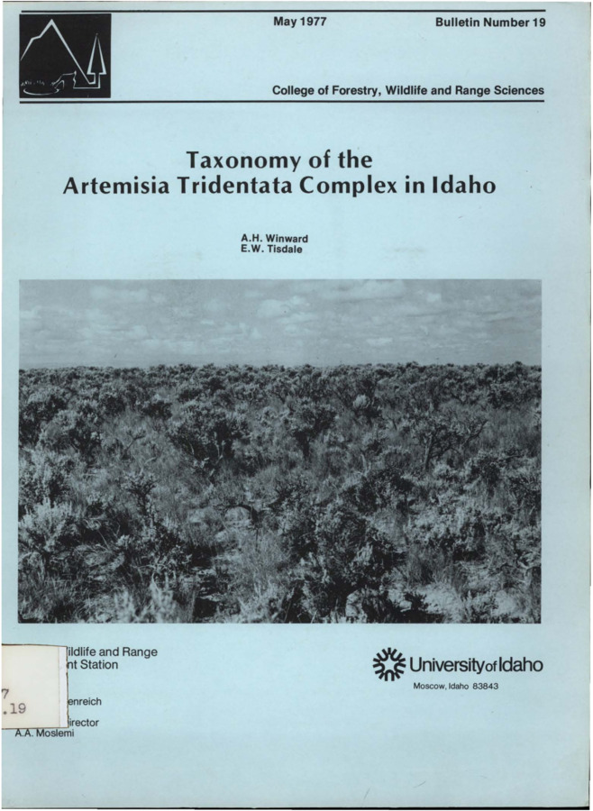 The bulletin summarizes a study undertaken to clarify some of the taxonomic problems of the woody members of the genus Artemisia with a focus on the A. tridentata (big sagebrush) group.