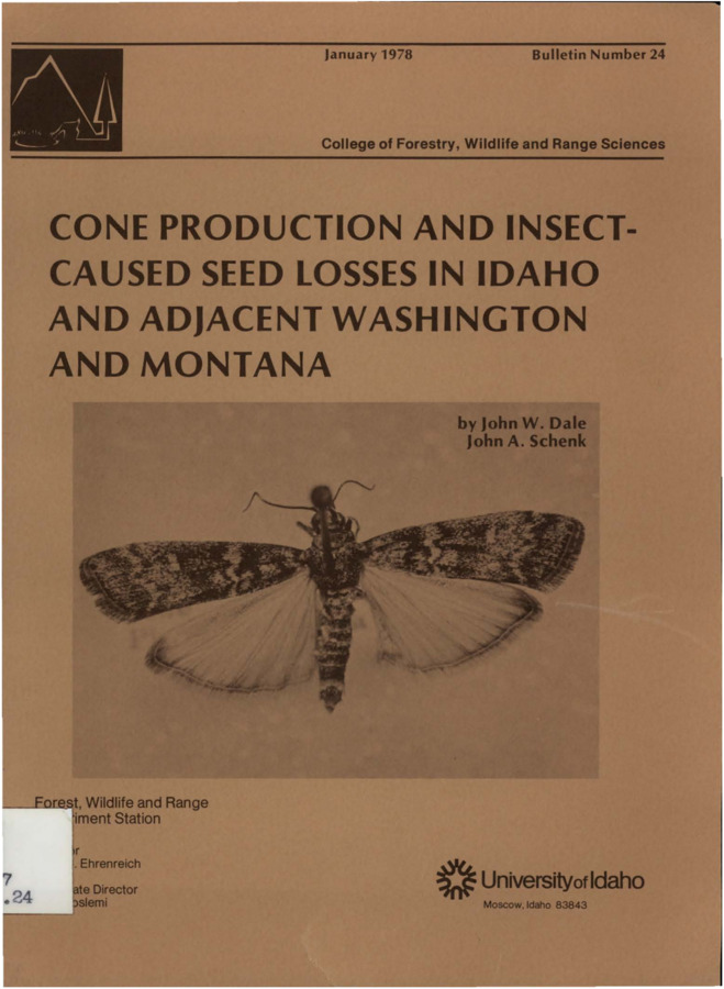 The bulletin presents information gathered by a study that determined the extent of damage to ponderosa pine caused by the more abundant insect species, ascertained the life histories of the major present species, and evaluated factors influencing cone and seed losses related to the establishment and management of seed orchards and seed-production areas.