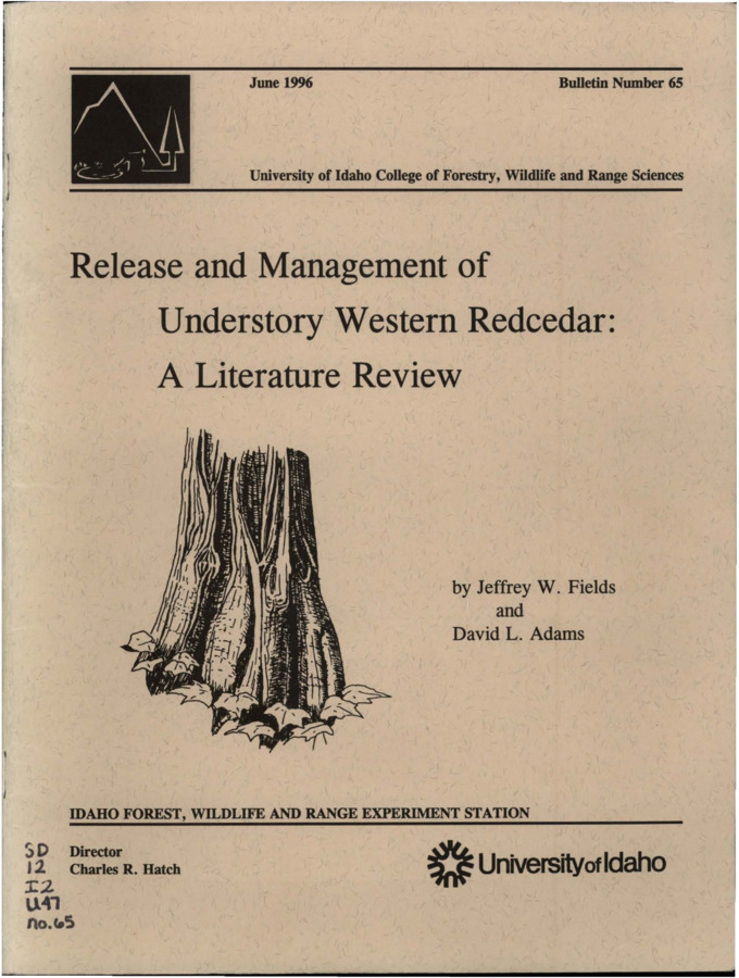 This report provides a comprehensive review of the published literature on the release of western red cedar advance regeneration and the subsequent management of the regeneration following release from its mixed conifer overstory.  This report attempts to provide enough site and research design information about the specific trials and experiments so that practicing foresters can identify which research is applicable to their particular situation.