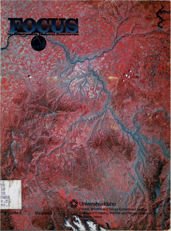 The bulletin features short summaries of research.  It contains articles about remote sensing in natural resources, continuing education programs, and an in memoriam of Ernest W. Wohletz.  Research summaries include work about tussock moths, mountain pine beetle, volcanic ash soil, and bighorn sheep.