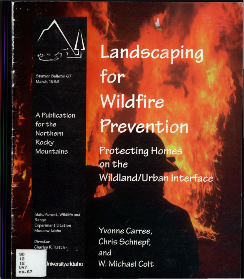 This publication is designed to help you (homeowners in wildland/urban interfaces) minimize the risks of losing your home from wildfire.  The first step is to understand wildfire and how homes are destroyed.  Next, consider the fire resistiveness of your