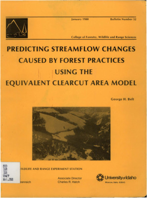 The bulletin describes the Equivalent Clear cut Area (ECA) Model.  It seeks to generalize previous applications of the model into a single framework and to evaluate the model as a predictive tool.