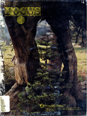 The bulletin begins with an introduction from Associate Dean and Associate Director A.A. Moslemi.  Following are articles grouped by research area, including forest resources, wood utilization, wildlife resources, etc.  It includes limnological research on Dworshak Reservoir, antibiotic injections to prevent Chinook salmon kidney disease, wildlife fire ecology with respect to marten habitats, and African leopard ecology.  Following the articles is an appendix containing the Forest Wildlife and Range Experiment Station scientists, ongoing research projects, publications in 1974, PhD dissertations, masters theses, and funding support.