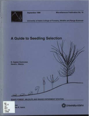 This issue of 'A Guide to Seedling Selection' includes useful information concerning financial programs meant to help potential tree growers start up new operations.  The guide also provides insight into various tree grower issues including weeds and animal damage.  At the end of the publication are descriptions of various ground cover types, shrubs, deciduous and coniferous trees, special packages as well as books, journals, and publications of tree growing concern.