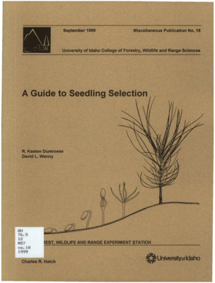 This issue of 'A Guide to Seedling Selection' includes useful information concerning financial programs meant to help potential tree growers start up new operations.  The guide also provides insight into various tree grower issues including weeds and animal damage.  At the end of the publication are descriptions of various ground cover types, shrubs, deciduous and coniferous trees, special packages as well as books, journals, and publications of tree growing concern.