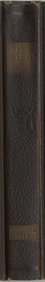 book spine depicting Gem of the Mountains 1924