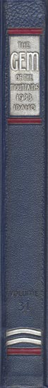 book spine depicting Gem of the Mountains 1933