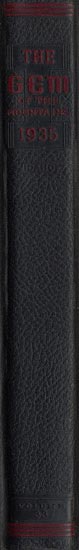 book spine depicting Gem of the Mountains 1935