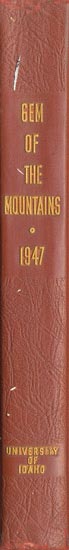 book spine depicting Gem of the Mountains 1947