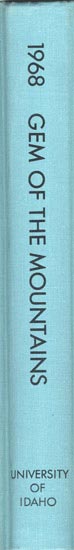 book spine depicting Gem of the Mountains 1968