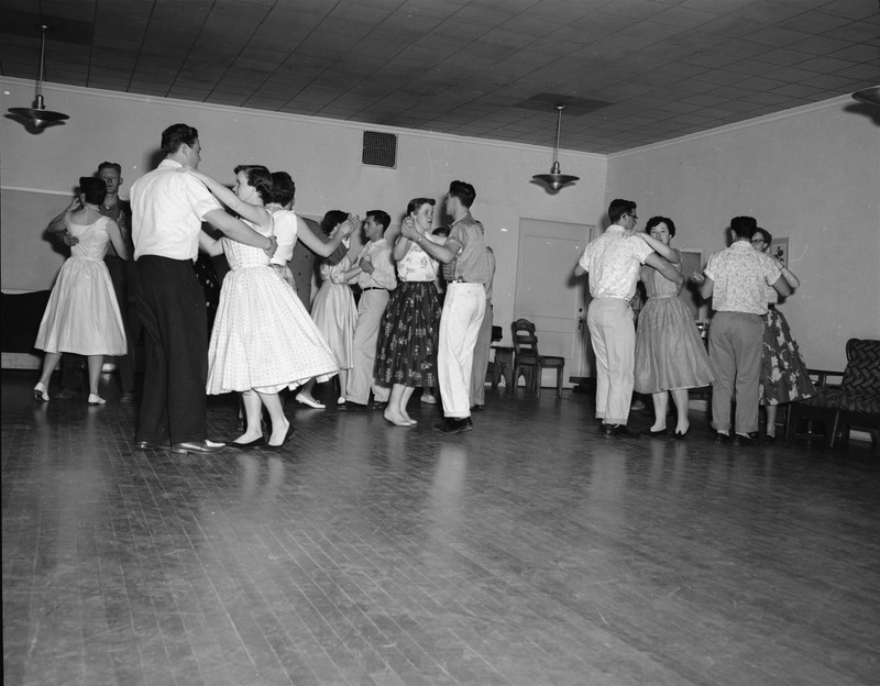 Students attending a dance at Lewis-Clark State College.