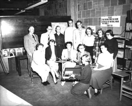 Students in music classes.