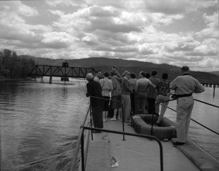 Students out on a boat for class.