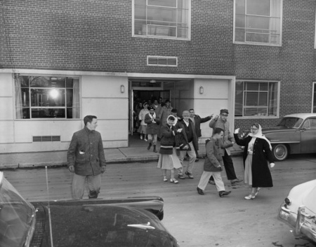 University of Idaho students participate in the walk to WSU event.