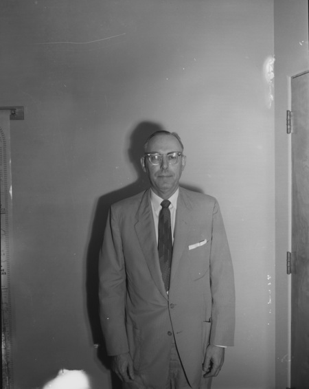 Portrait of Dean Cleon C. Caldwell, administrator at Lewis-Clark State College.