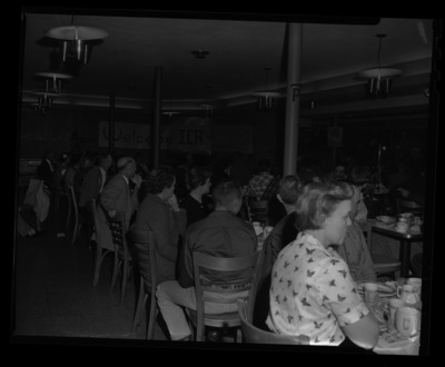 Members of the Idaho Cattlemen's Association have breakfast together at the Annual ICA meeting at the Student Union Building