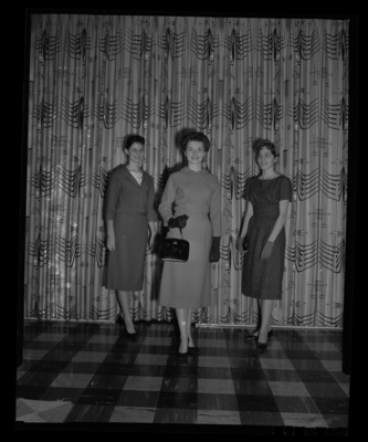 Home Economics students pose with their "Make-It-With-Wool" submissions.