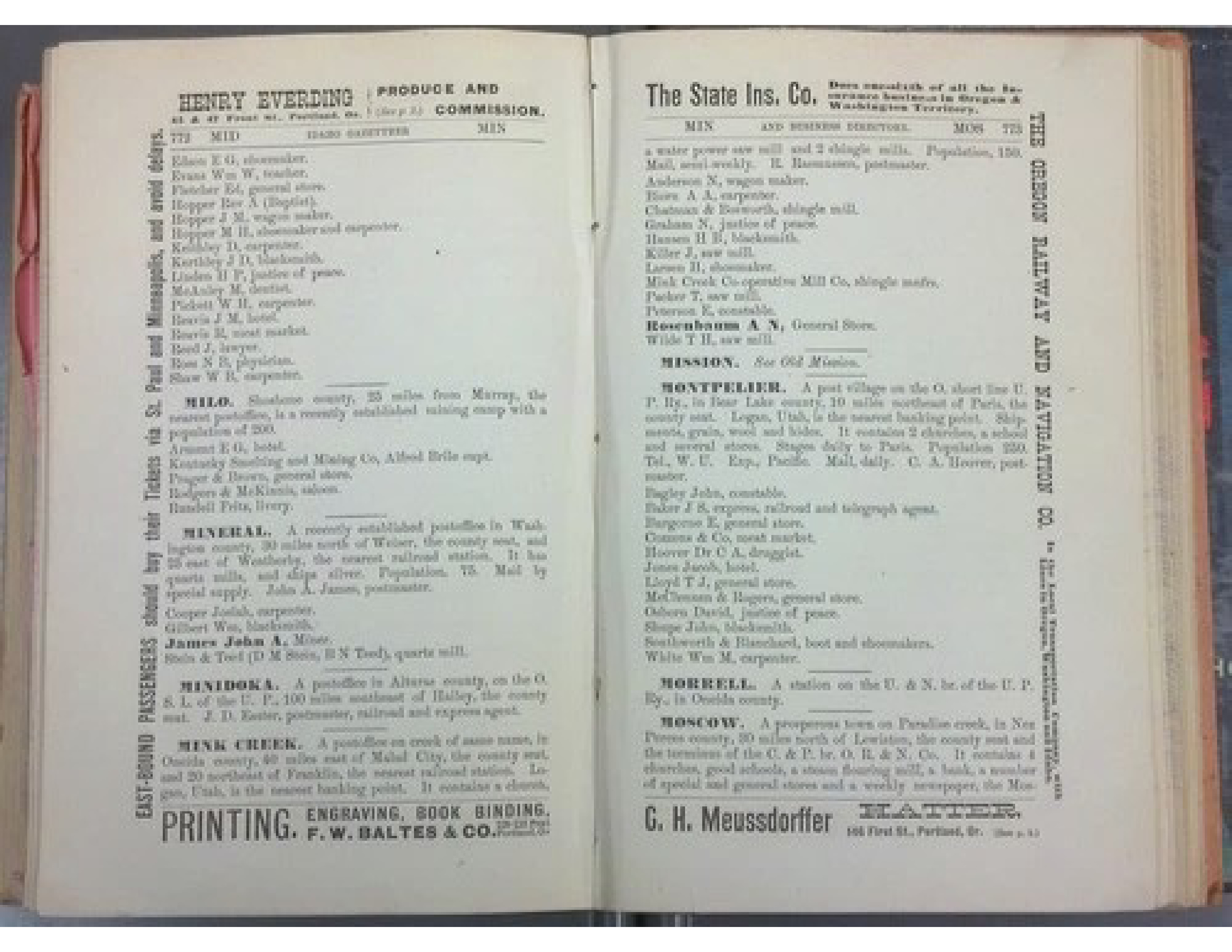 Preview image for Moscow, Idaho in 1886