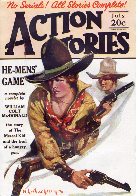 Cover of Actions Stories July 1926