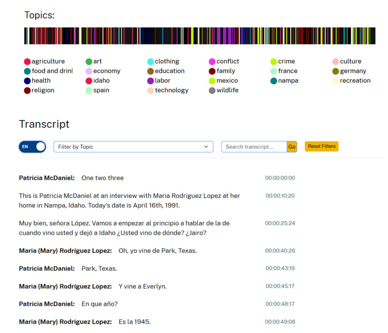 English to Spanish Toggle Button