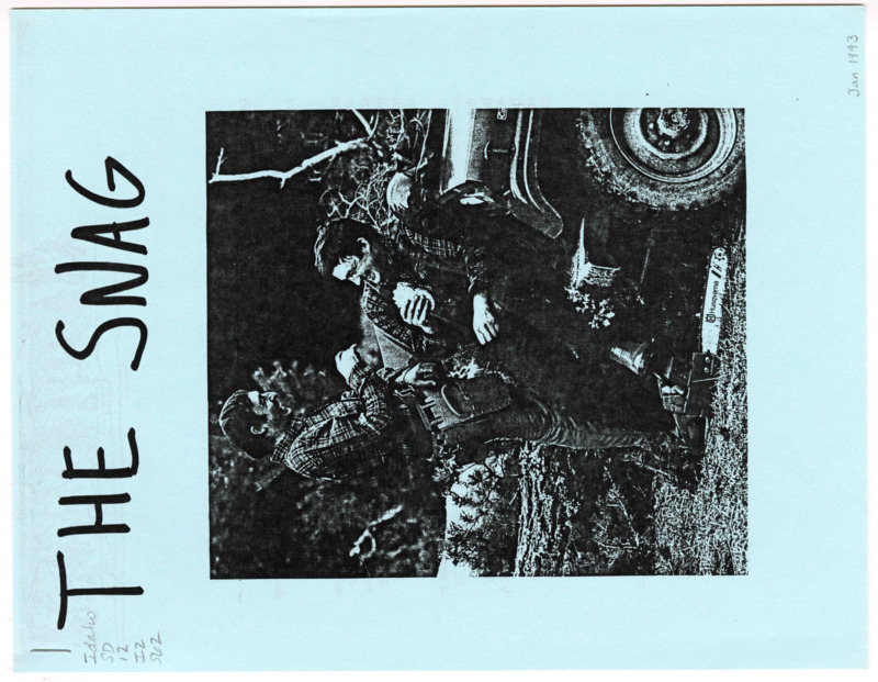 Cover of The Snag, January 1993