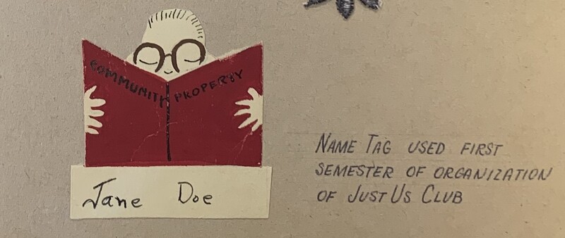 Just Us Name Tag