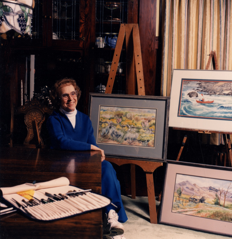 Marie Whitesel and Artwork