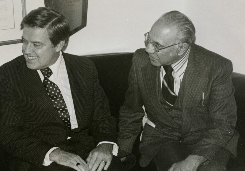 Senator Church & Editor Plastino 